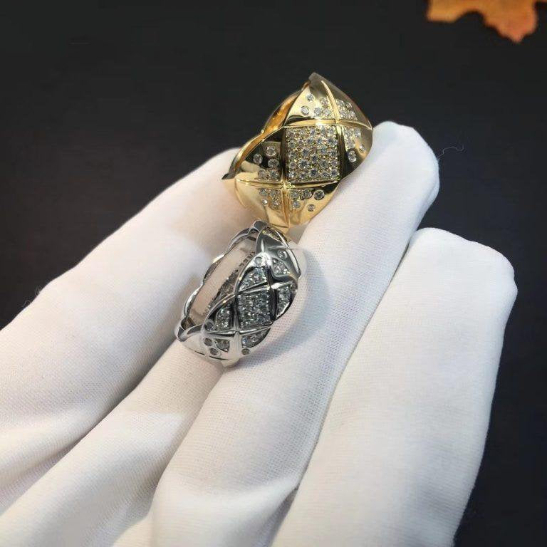 Chanel Crush Ring Gold Cubic Zirconia